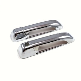 EZ MOTORING Chrome 2 Door Trim Handle Covers For 2009-2018 Dodge Ram 1500