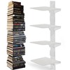 Defined Deco White Floating Bookshelves-Invisible Floating Bookshelf for Wall -4