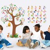 Zonon 3 Sheets Animal Alphabet and Numbers Tree Wall Decals