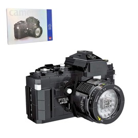 Technik Creative Digital Camera Building Blocks Kit, 627 Pieces SLR Camera Building Blocks Toy, Retro Digital Camera Building Blocks Model Kit (00844)