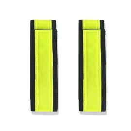Vincita Reflective Bands - Highly Visible Safety Reflective Bands for Cycling, Walking, Running, and Hiking - Suitable with Molle Webbing On Backpack (Pair of 2) (Green)
