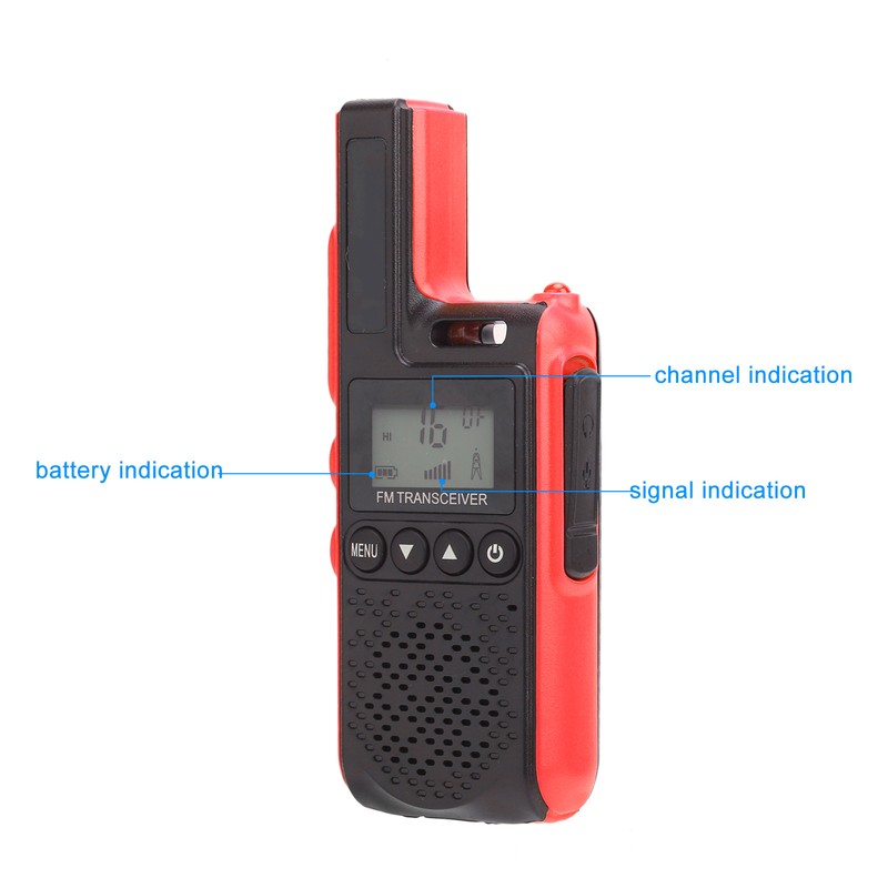 Handheld Mini Walkie Talkie 99-Channel Portable Long Range 2 Way