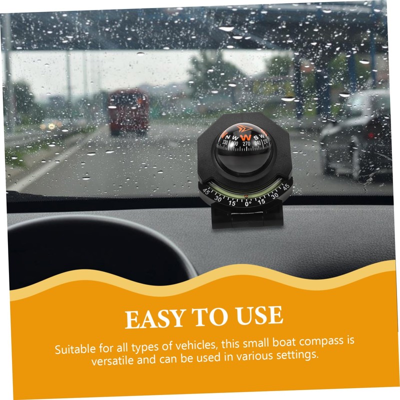 GRIRIW Car Dashboard Compass High Precision Automotive Compass with Slope