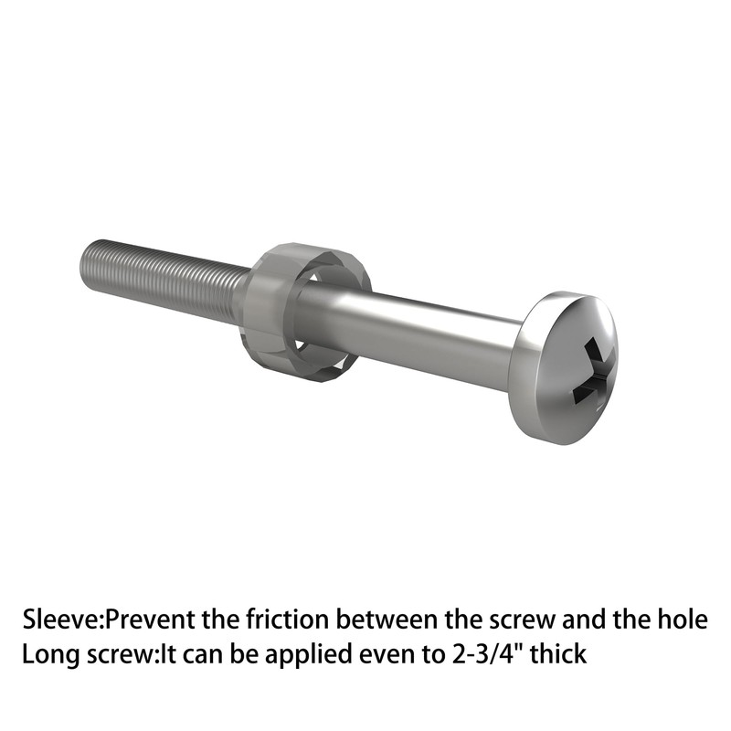 BARNSMITH 24 Inches Commercial Door Handle Pull Heavy Duty Stainless
