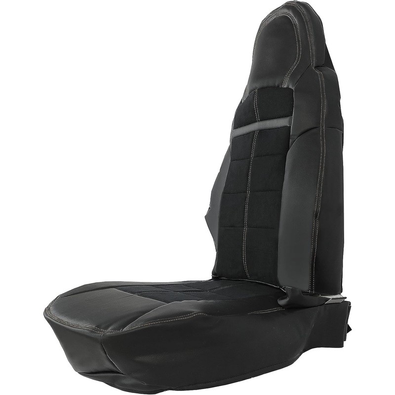 Kojem Seat Covers Set Compatible with 2005-2011 Corvette C6 Driver