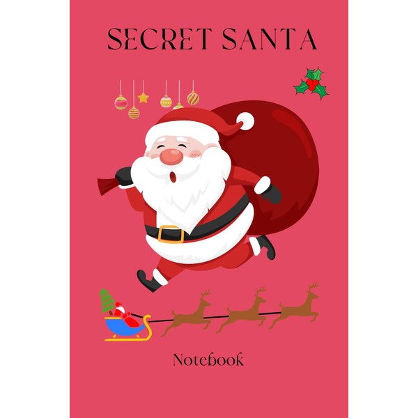 Santa Secret Christmas Notebook: Christmas stocking filler