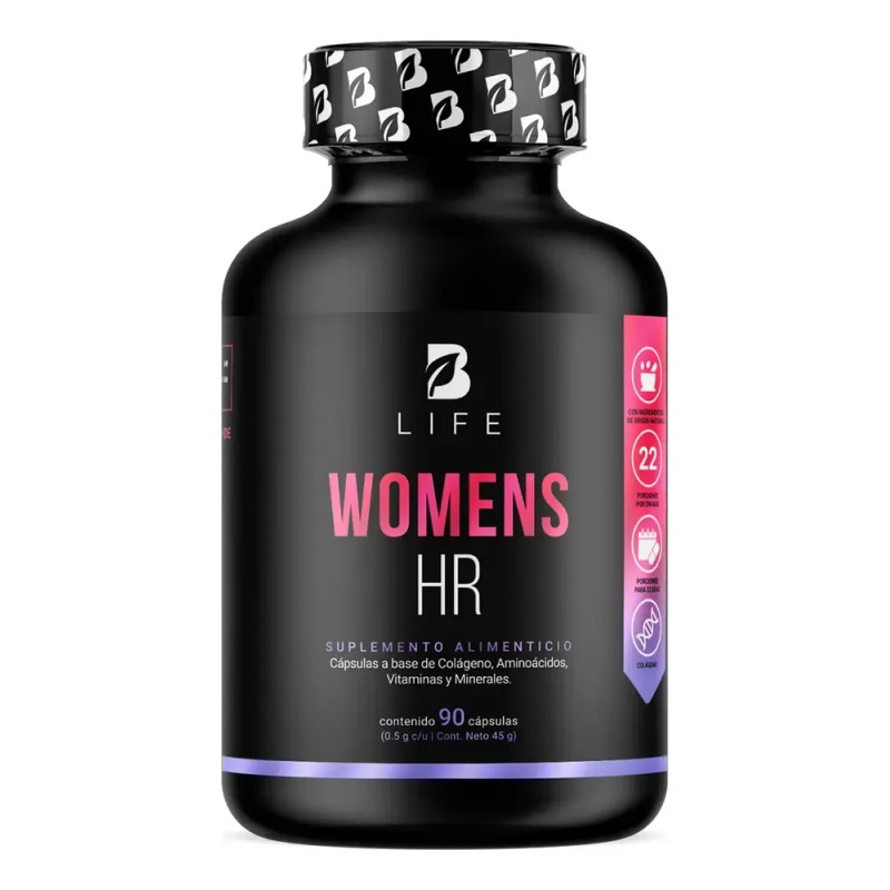 Vitaminas Cabello Mujer De 90 Cápsulas Con Colágeno B Life