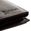 BACCINI Real Leather Billfold Wallet Leandro EastWest Portemonnaie Pocket with