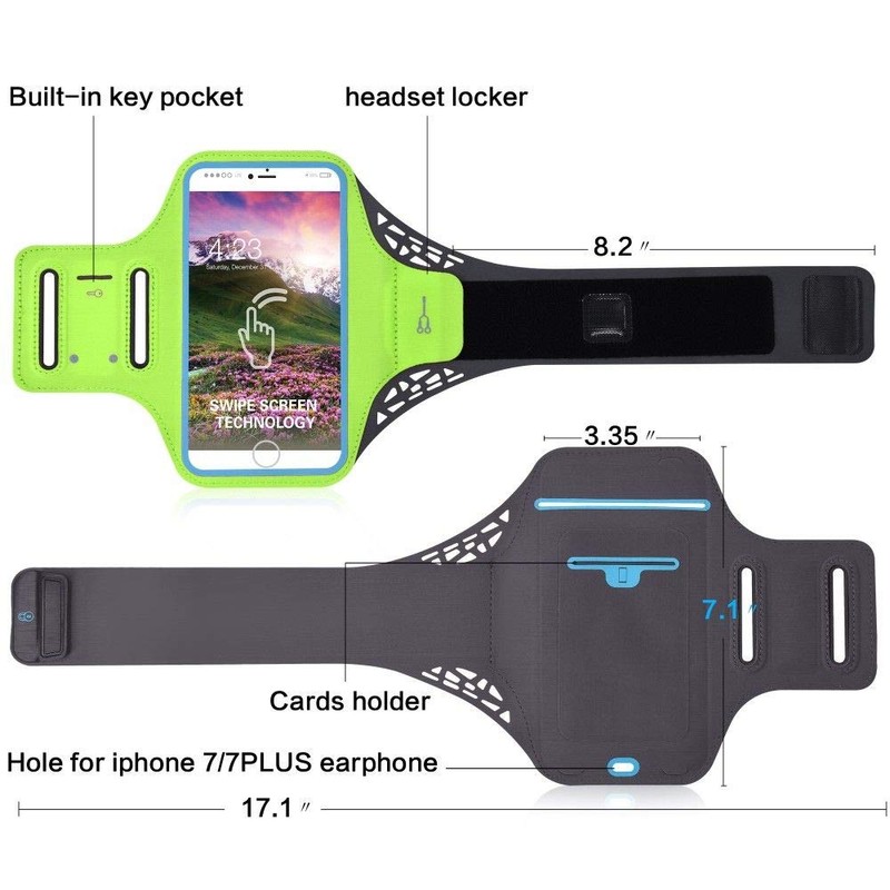 DFV mobile - Professional Cover Ultra-Thin Armband Sport Walking Running
