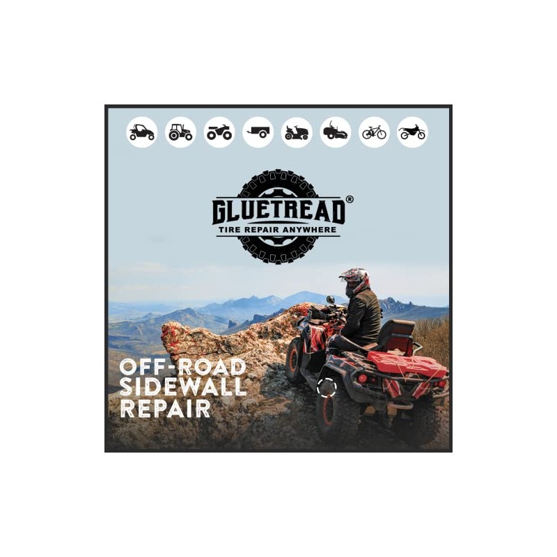 GlueTread Adhesive 3-Pack Additional Glue for GlueTread Sidewall Puncture Tire