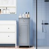 Furniga Bathroom Storage Cabinet, Large, Grey