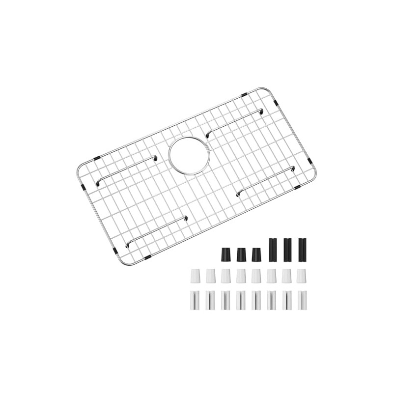 Kitchen Sink Grid and Sink Protectors, Stainless Steel Sink Grids