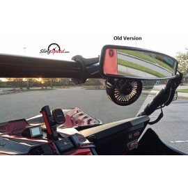 SlingSpeed.com REAR VIEW WIDE MIRROR WIDE VIEW 15" FOR POLARIS SLINGSHOT WITH ROOF BAR