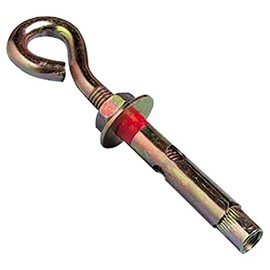 Merriway BH02853 Eye Bolt Heavy Duty M6 x 45mm (1/4 inch x 1.3/4 inch) with Sleeve Anchor