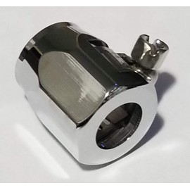 Ultima Hexagonal Chrome Worm Gear Round Hose Clamp for 1/4" Hose