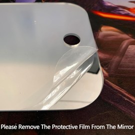 VXKZF Unbreakable 1PCS 8”x10.6” Unbreakable Shower Mirror, Plastic Frameless Mirrors, Toddlers Mirror for Kids Bedroom