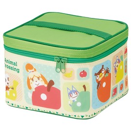 Skater KCPC2-A Lunch Box with Cooler Bag, Animal Crossing 21, Made in Japan, 7.8 fl oz (2,240 ml)