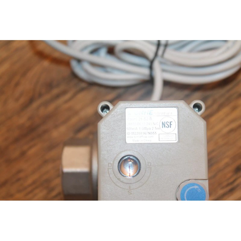 Tohne 1" Stainless Steel NSF-6 Motorized Ball Valve Power off/closed