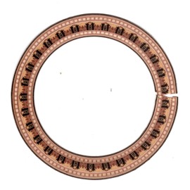 Acoustic Guitar Sound hole Rosette/Binding 92mm internal 128mm external