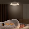 Annaror RGB LED Flush Mount Ceiling Light with Remote Control,