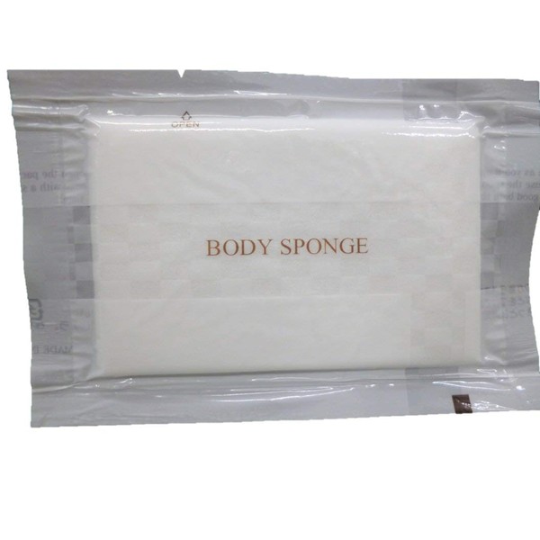 Sanyo Bussan Hotel Amenity, Commercial Use, Compression Body Sponges, Disposable, Individually Packaged, Made in Japan, 0.2 inch (6 mm) for 1.2 inch (30 mm)