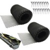 2-Pack Plastic Gutter Guard Mesh Roll 6” x 20Ft Rain