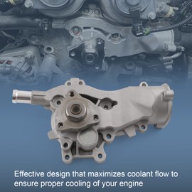 RADHLBNIU AW6662 Water Pump Compatible with 2013-2020 Buick Encore, 2011-2016 Chevy Cruze, 2012-2020 Chevy Sonic, 2013-2020 Chevy Trax L4 1.4L Turbocharged Engine Replaces# 130-2140 25192709