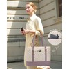 LOVEVOOK Women's Laptop Bag, Beige Pink
