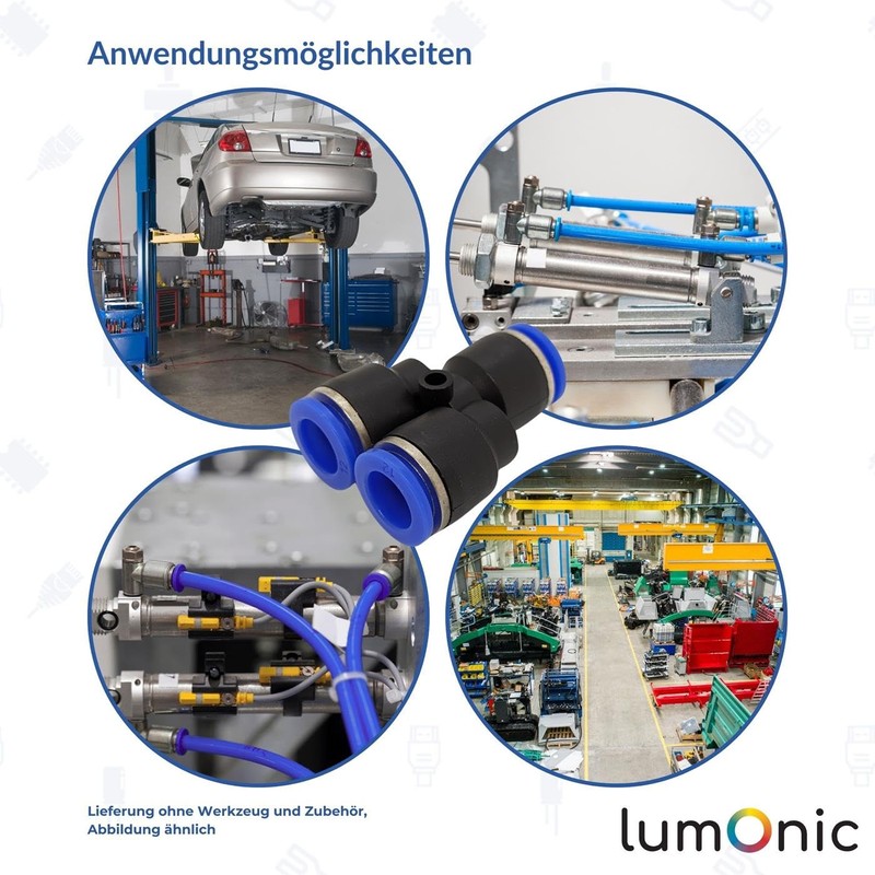 Lumonic I PU Hose Y Connector I 4 mm I