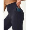 Omwilddo Women's High Waisted Yoga Leisure Leggings 25" Light Compression