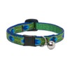 LupinePet Originals 1/2" Tail Feathers Cat Safety Collar with Bell