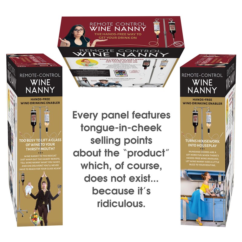 "Wine Nanny" Prank Gift box - Perfect Gag Gift for