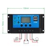 Solar Charge Controller, 60A/50A/40A/30A/20A/10A 12V 24V Car Solar Charge Controller