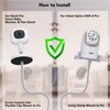 Baby Monitor Floor Stand Mount Compatible with HelloBabyHB6550/HB65/HB40/HB6339/ANMEATE SM24, Baby