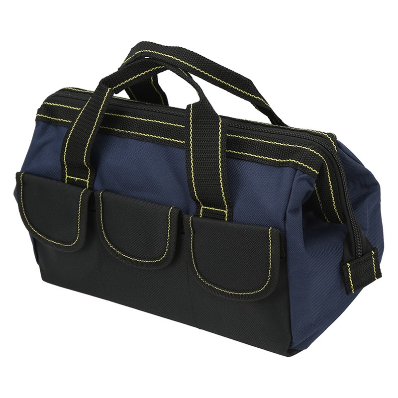 13in Tool Storage Bag Oxford Cloth Multifunctional Waterproof Wide Mouth