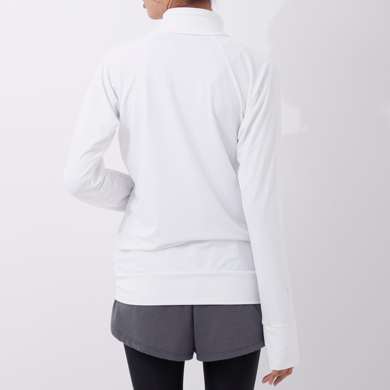 Fila 222063 Women's Rash Guard, Amphibious, Block Mesh, Stand Collar