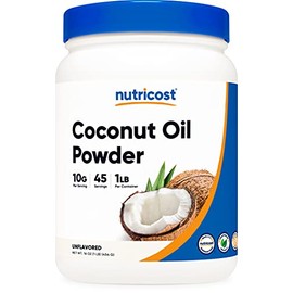 Nutricost Coconut Oil Powder 1 LB (45 Servings) - Non-GMO and Gluten-Free - Premium Quality