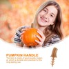 Artibetter 40pcs Pumpkin Stems for Crafts, Halloween Pumpkin Stems, Plastic