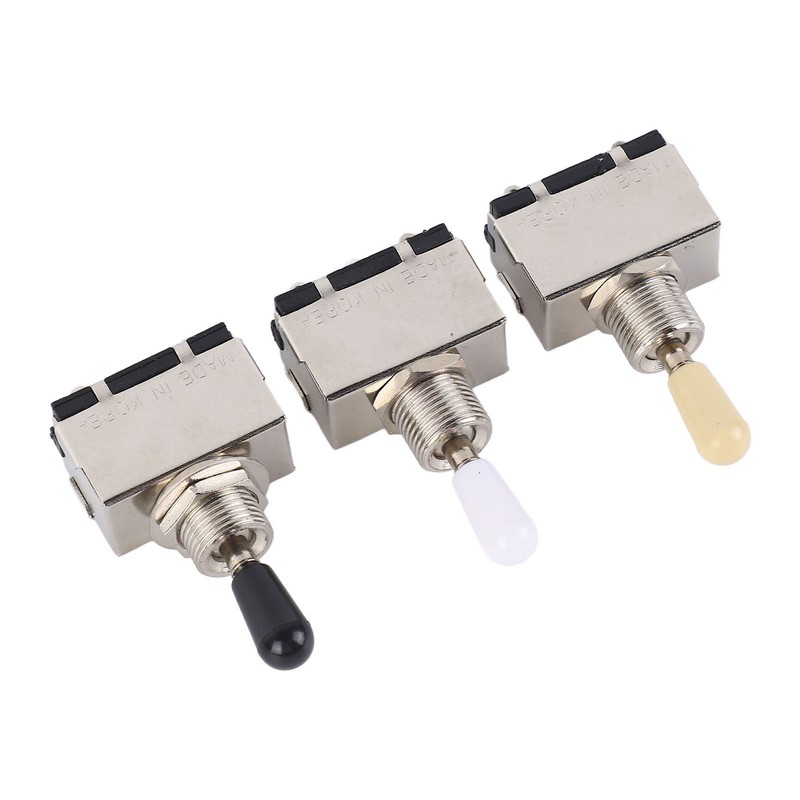 3Pcs Electric Guitar Toggle Switch 3 Way Voice Changeover Shifter