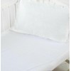 Dreamaker Cot Mattress Protector Waterproof Fitted Sheet Prevents Overheating, Waterproof