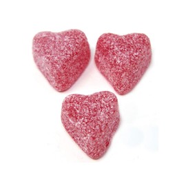 YANKEETRADERS Sanded Sour Cherry Jelly Hearts - 2 LB (Valentines)