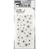 Tim Holtz Stampers Anonymous Layering Stencil Set, Sticks, Twinkle, Berry