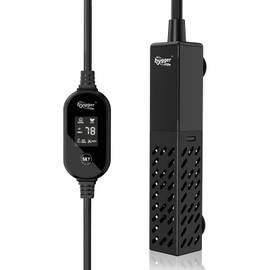 hygger Aquarium Heater, Upgraded Ceramic 25W/50W Small Fish Tank Heater with Digital LED Controller, Fast Heating, Precise Temperature Control, Turtle Tank Heater for Freshwater/Saltwater