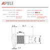 APIELE 16MM Mushroom Head Push Button Switch Momentary Push Button