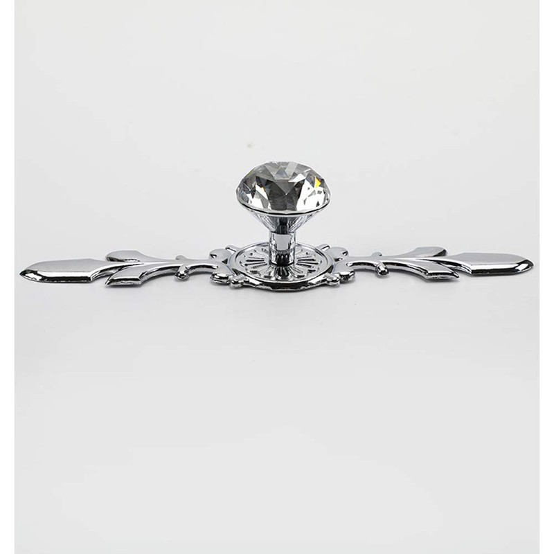 BOZONLI Pack of 2 Crystal Furniture Knobs, Cupboard Knobs, Drawer