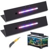 Sieral Aquarium Lids Polycarbonate Canopy with LED Light 2 Pcs