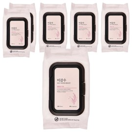 The Face Shop Unwatered Water Bright Cleansing Tissue, 50 sheets, 6 pcs / 더페이스샵 미감수 브라이트 클렌징 티슈, 50매입, 6개
