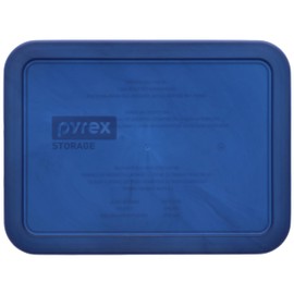 Pyrex 7210-PC 3-Cup Translucent Blue Food Storage Replacement Lid - Made in USA