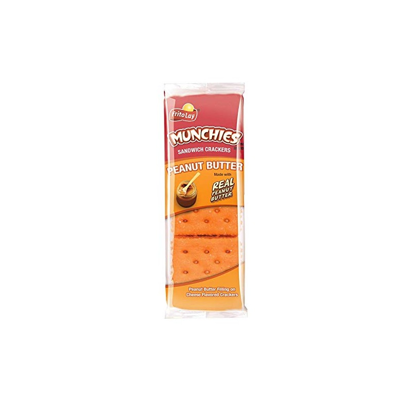 Munchies Peanut Butter on Cheese Crackers, 1.42 Ounce (Pack of