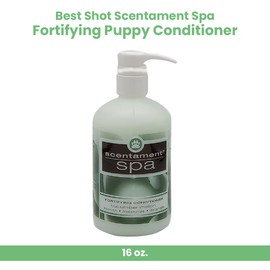 Best Shot Scentament Spa Fortifying Puppy Conditioner, Ideal Skin Care Product, for Deep Cortex Conditioning, Cucumber Melon, 16 Ounces